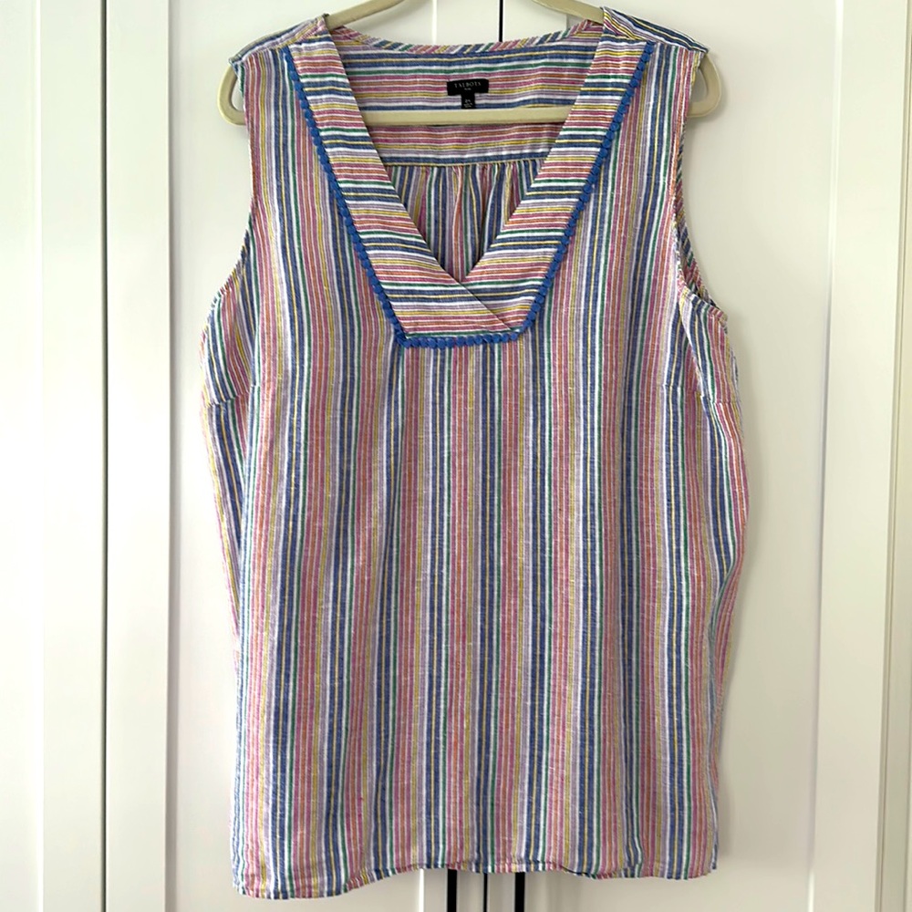 Talbots Plus 2x sleeveless top